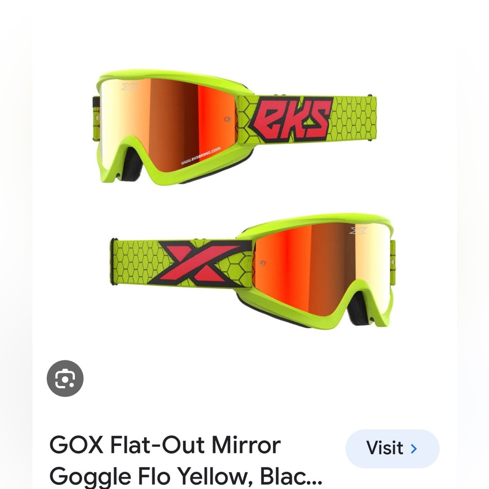 EKS Brand goggles
